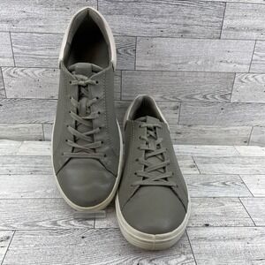 Ecco Soft 7 Gray Leather Shoes Sneakers Women Size EU 40 US‎ 9-9.5